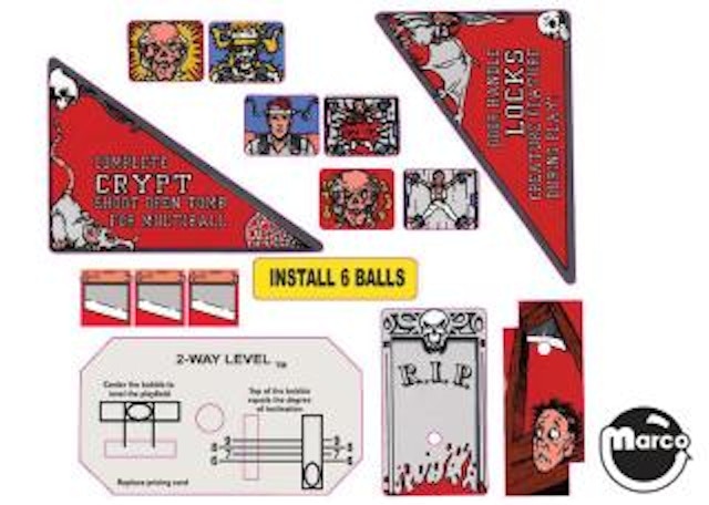 TALES FROM THE CRYPT (DE) Decal Set