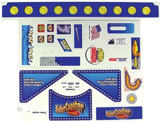 ROLLER COASTER TYCOON (Stern) Decals