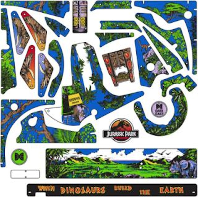 JURASSIC PARK (DE) Plastic set