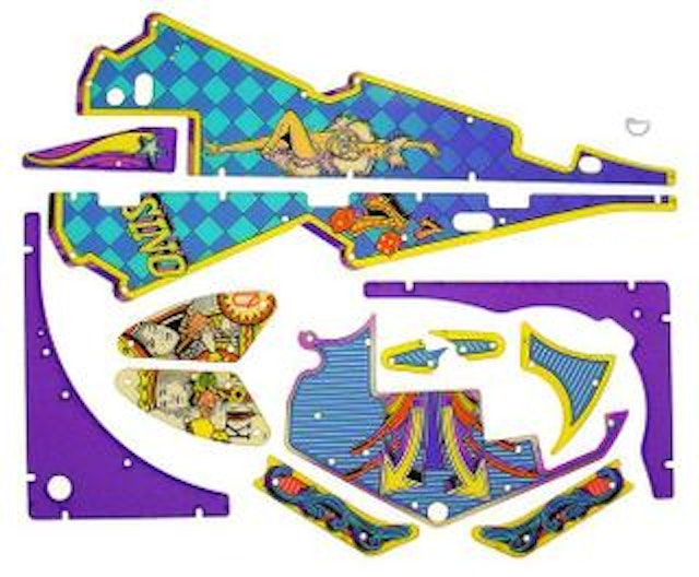 HIGH ROLLER CASINO (Stern) Plastic set