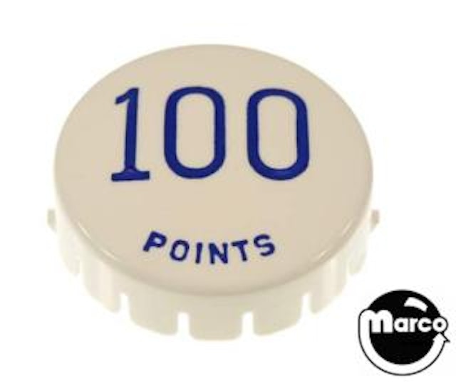 Pop bumper cap GTB '100 Points' blue