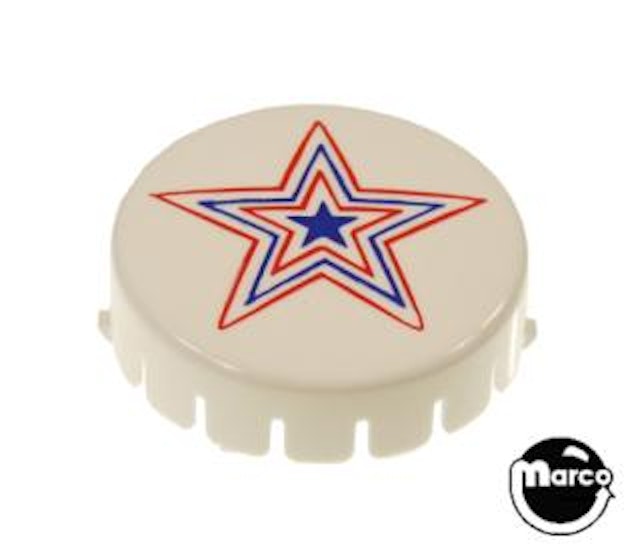 Pop bumper cap Gottlieb multi star R/B