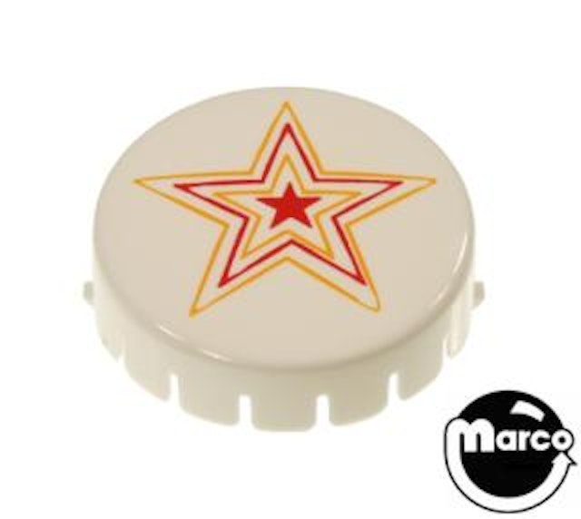 Pop bumper cap Gottlieb multi star Y/R