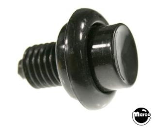 Pushutton 1-1/8 inch black