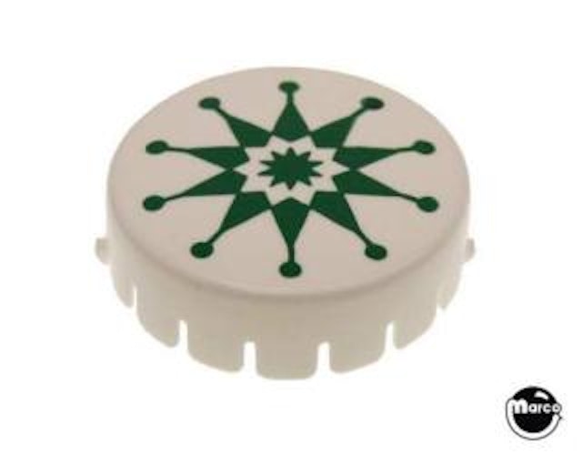Pop bumper cap GTB asterisk green
