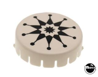 Pop bumper cap GTB asterisk black