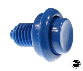 Pushbutton 1-1/8 inch blue with internal spring