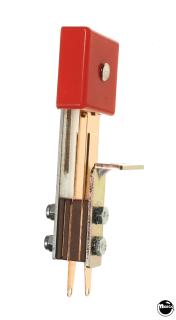 Target switch - 3D square red opaque front 95 deg