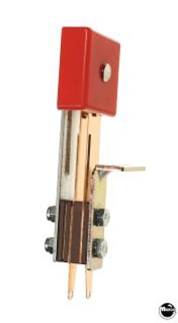 Target switch - 3D square red opaque front 95 deg