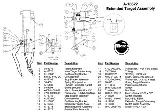 SHADOW (Bally) Extended target assembly