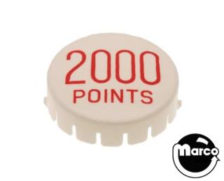 Pop bumper cap GTB '2000 Points' red