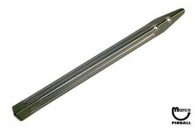 Leg - 28-1/2 inch black silver vein