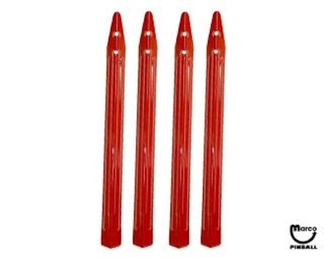 Leg set 28-1/2 inch red (4)