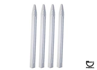 Leg set 28-1/2 inch white (4)