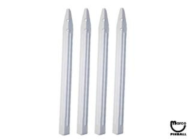 Leg set 28-1/2 inch white (4)
