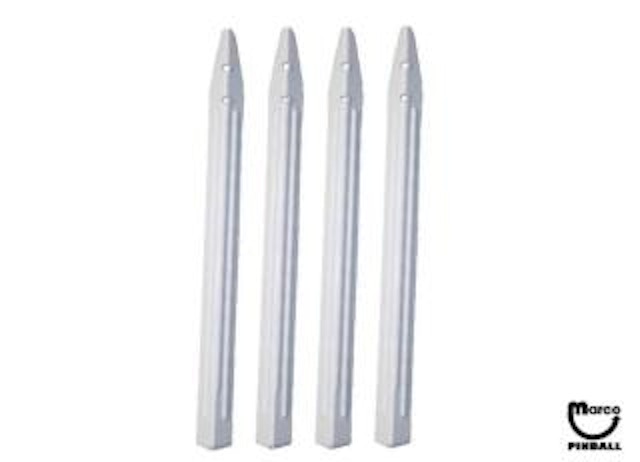 Leg set 28-1/2 inch white (4)
