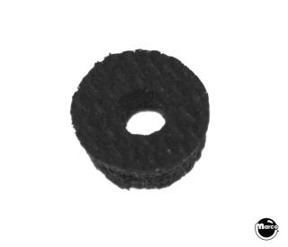 Foam rubber washer