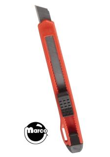 Utility knife - box cutter pocket snap off
