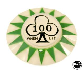 Pop bumper cap sunburst '100 When Lit - Club' G/K