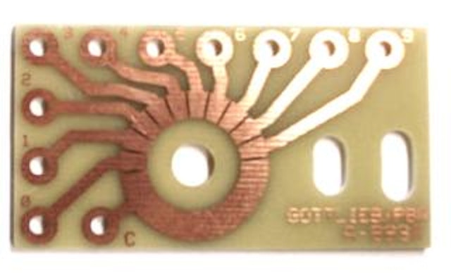 Contact plate - Gottlieb AS relay A-8933