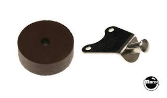 Rebound bracket and rubber Gottlieb