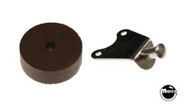 Rebound bracket and rubber Gottlieb