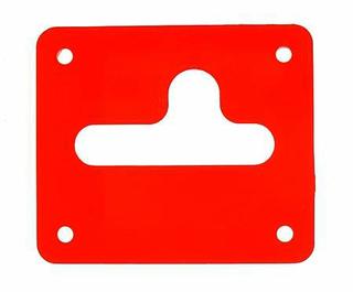 Eject hole cover Gottlieb RED