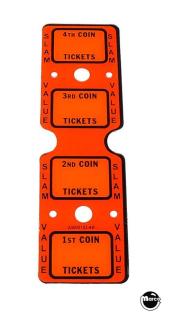 GOOFY HOOPS (Capcom) Plastic tickets