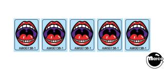 PINBALL MAGIC (Capcom) Decal drop targets