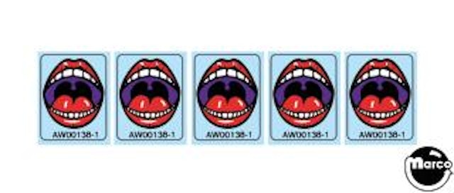 PINBALL MAGIC (Capcom) Decal drop targets