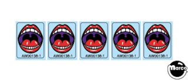 PINBALL MAGIC (Capcom) Decal drop targets