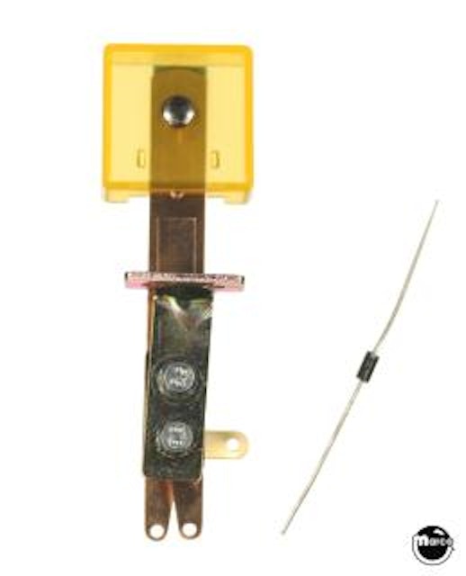 Target switch assembly 3D square yellow trans USE B-14060-16