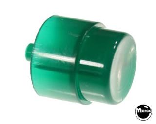 Flipper pushbutton green transparent