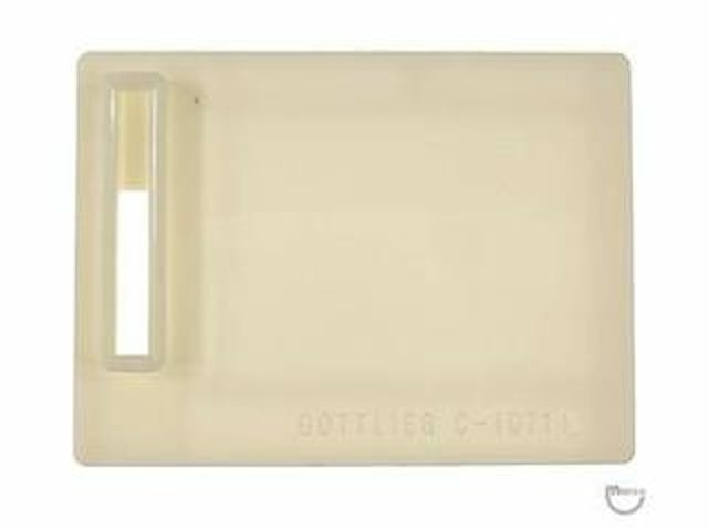 Coin entry plate Gottlieb white 10¢