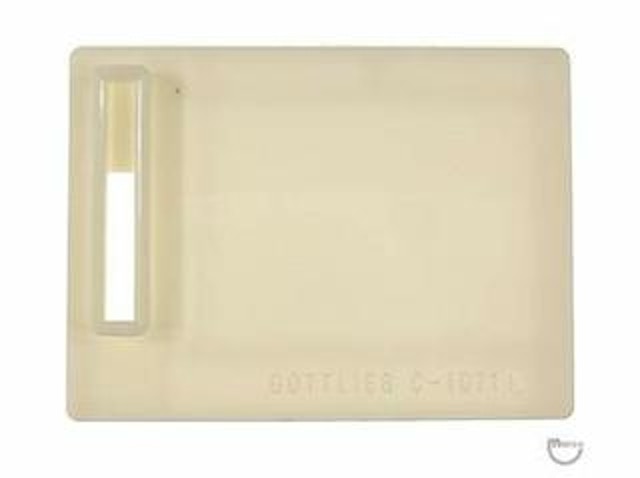 Coin entry plate Gottlieb white 10¢