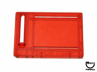 Coin entry plate Gottlieb red USA $1