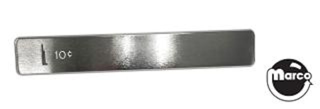Coin entrance plate Gottlieb 10¢ slot