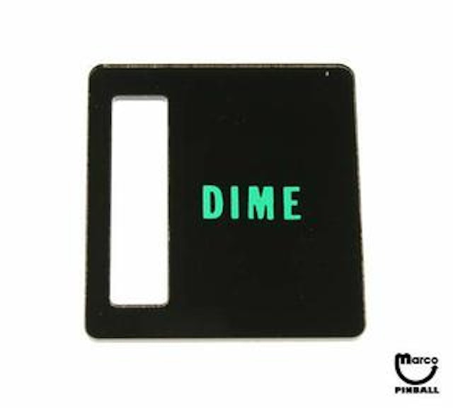 Price plate Bally Dime