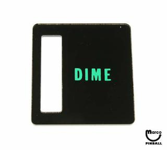 Price plate Bally Dime