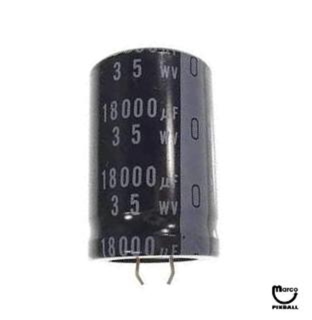 Capacitor 18000 uF 35v radial snap