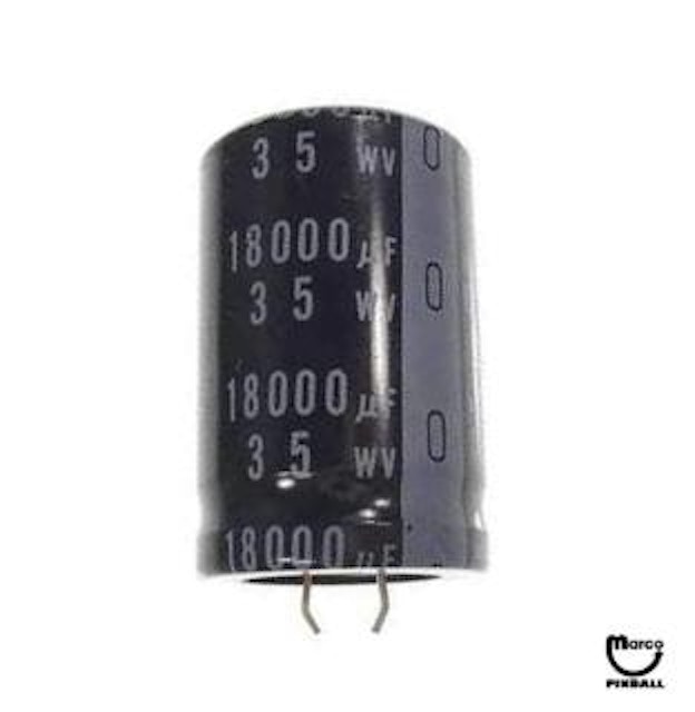 Capacitor 18000 uF 35v radial snap