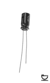 Capacitor 220 uF 16v radial 125-5013-00
