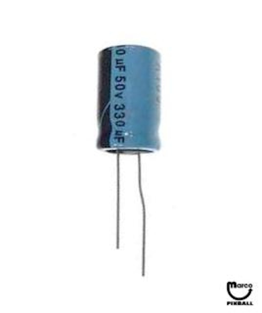 Capacitor 330uF 50V radial