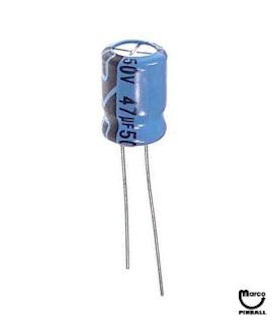 Capacitor 47uF 50V radial XO-210