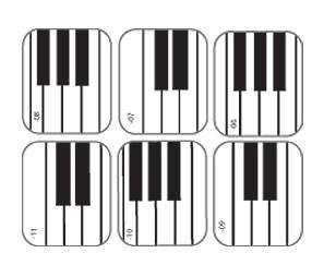 GUNS N ROSES (Data East) piano decal