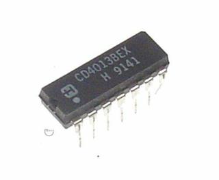 IC - 14 pin DIP CMOS flip flop MC14013B