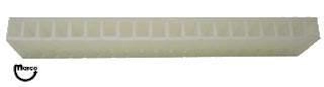 Connector 0.156" 20-position female 09-50-7201