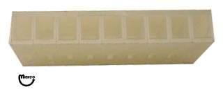 Connector .156 inch 9 position female 09-50-7091