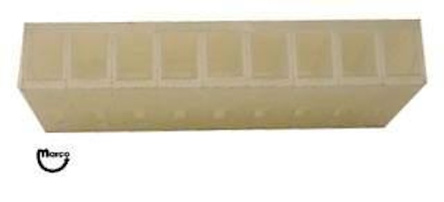 Connector .156 inch 9 position female 09-50-7091