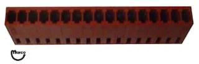Connector .100 inch 17 position female 22-01-2171